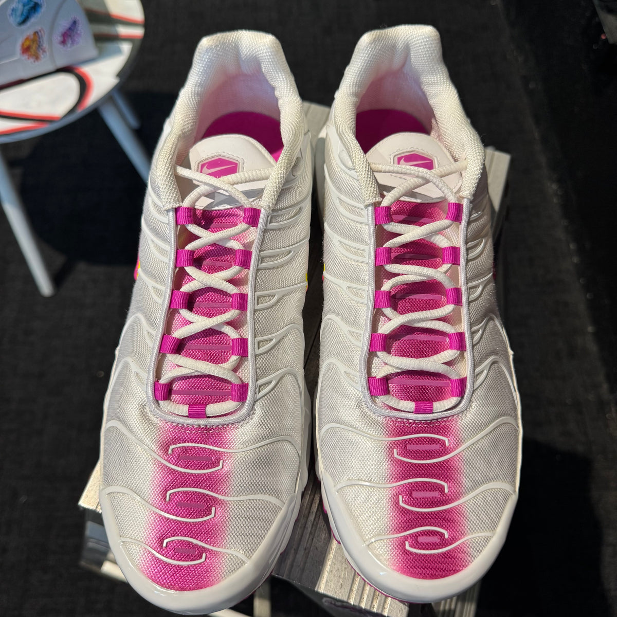 Nike Air Max Plus TN 'Lotus White Pink Fire' (Second hand)