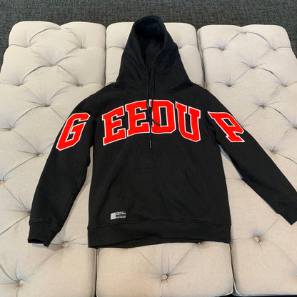 Geedup Team Logo Hoodie 'Red Black' (Second hand)