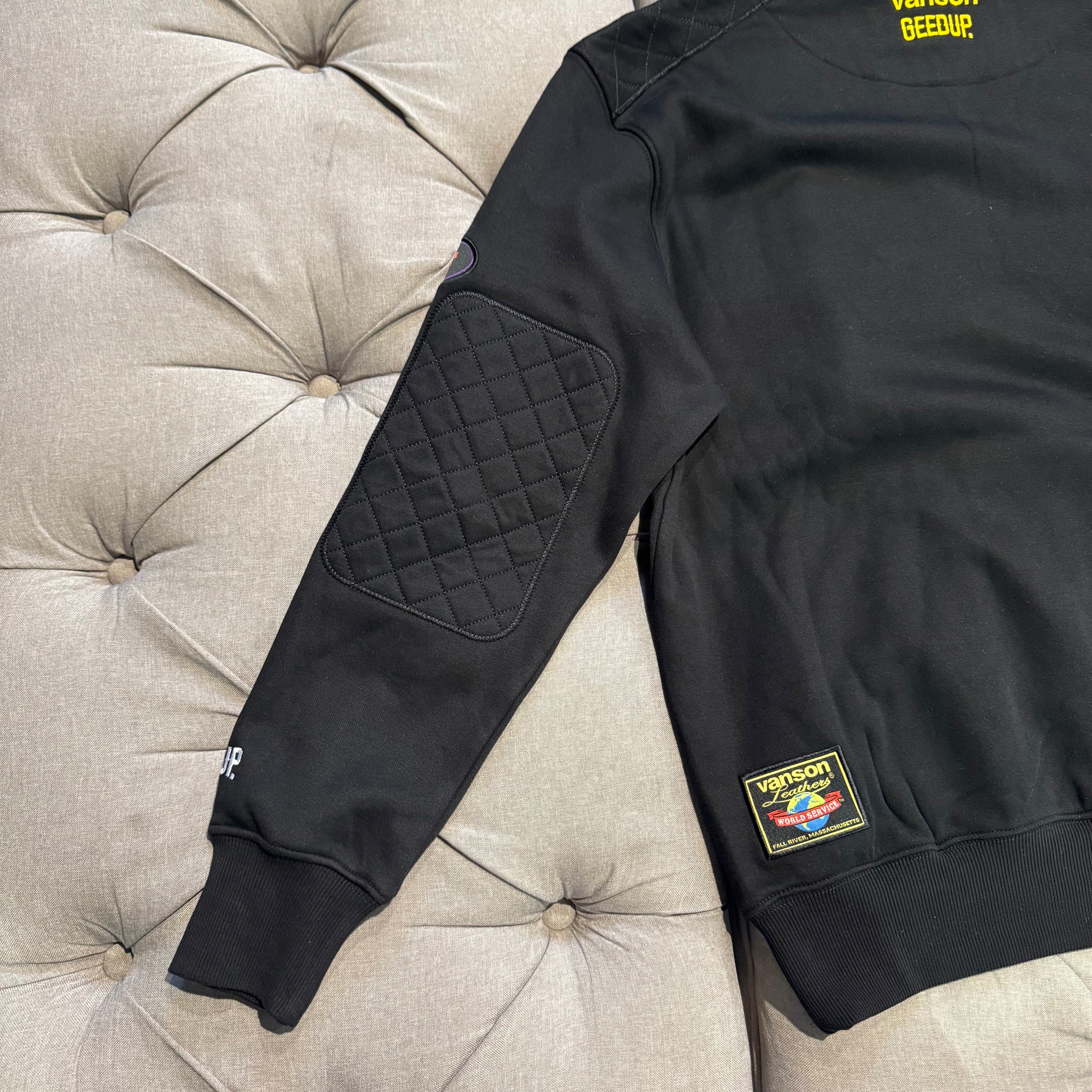 Geedup Team Logo X Vanson Hoodie 'Black' (Brand New)