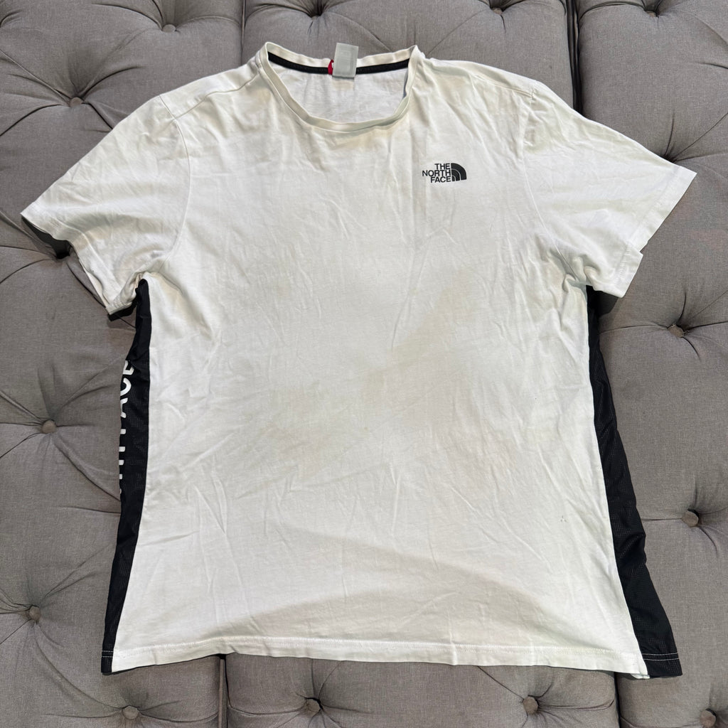 The North Face Side Logo Tshirt 'White Black' (Second hand)