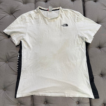 The North Face Side Logo Tshirt 'White Black' (Second hand)