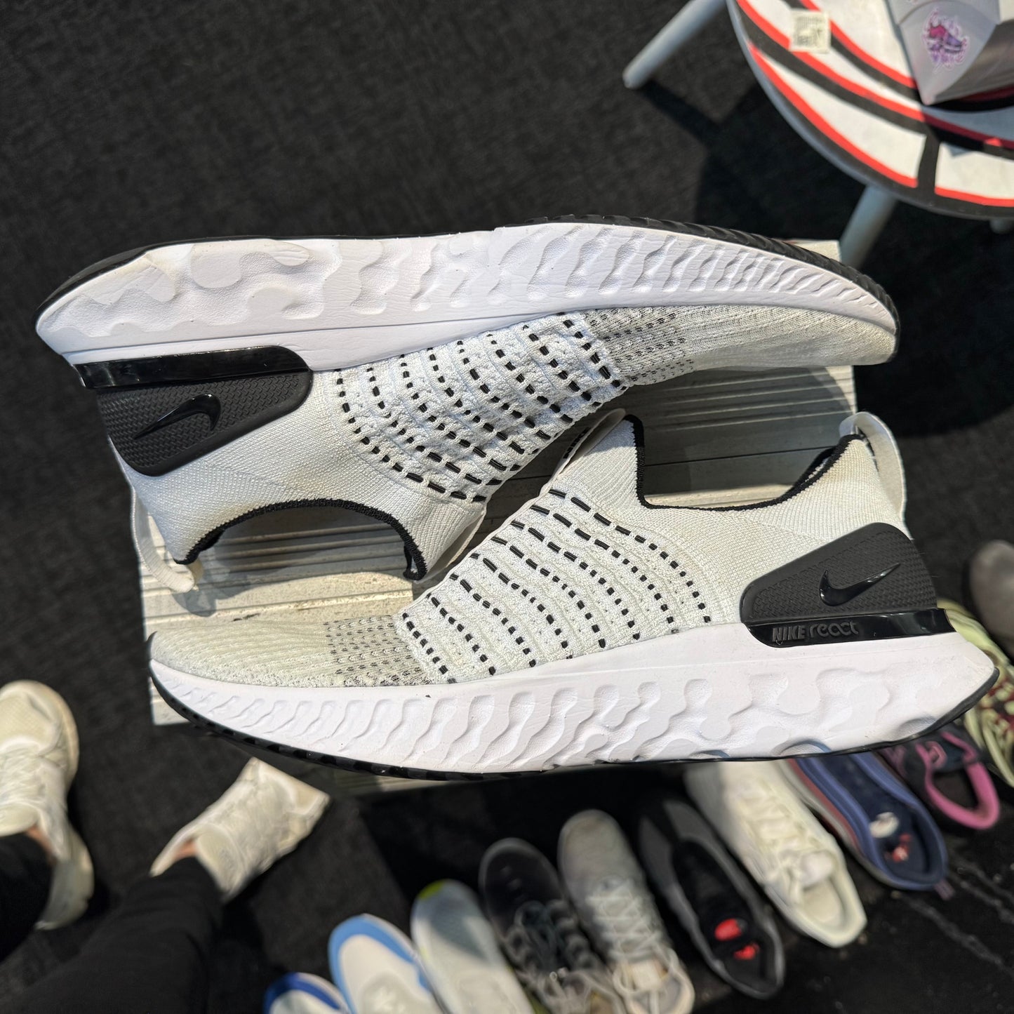 Nike React Phantom Run Flyknit 2 'White Black' (Second hand)