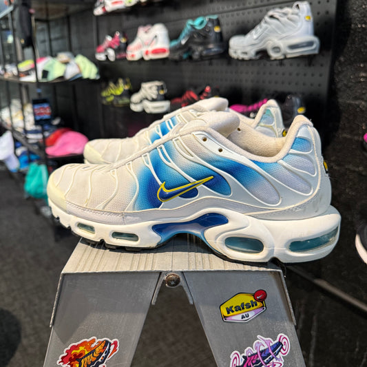 Nike Air Max Plus 'TN' Blue Spray-paint Swoosh (Second hand)