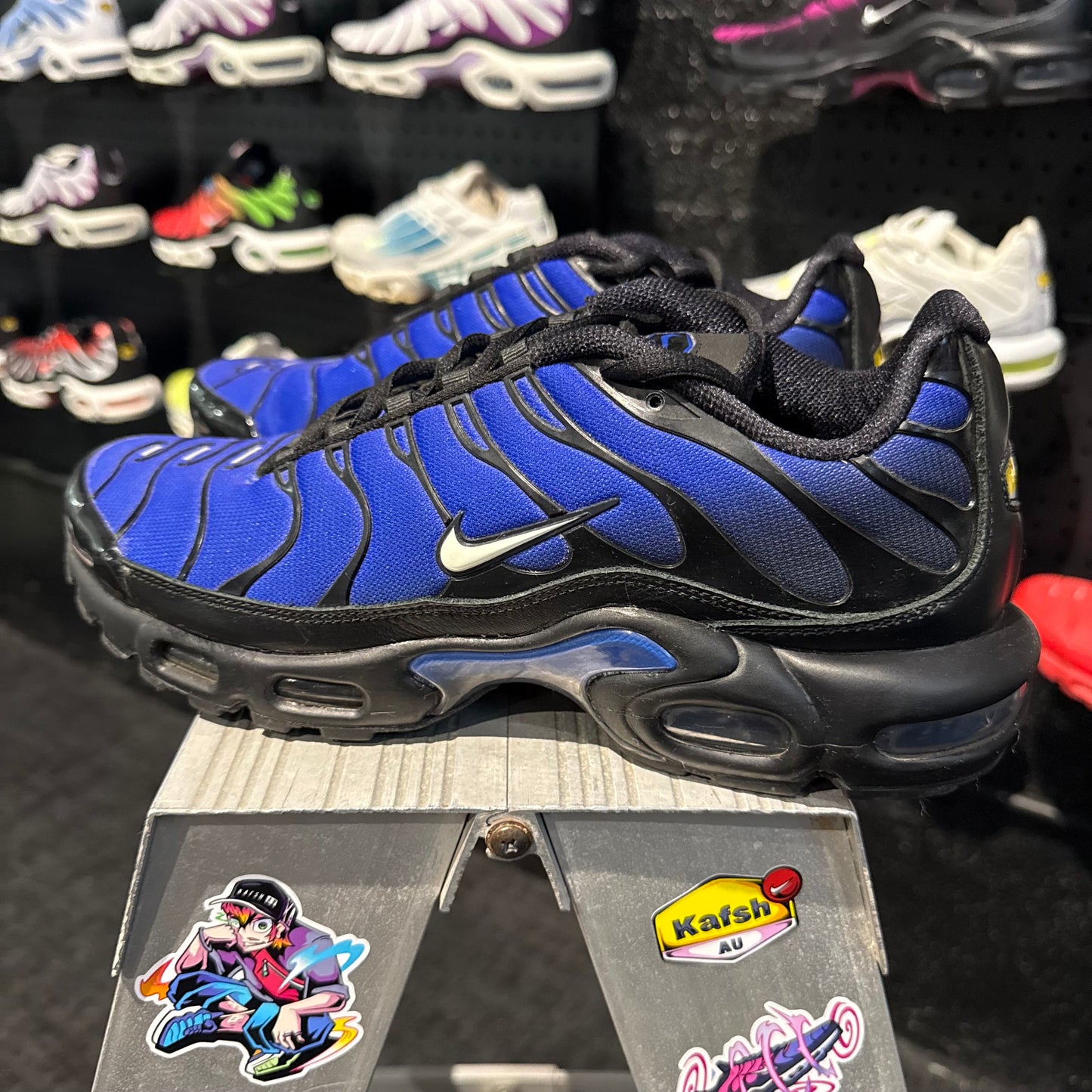 Nike Air Max Plus TN 'Premium Black Racer Blue' (Second hand)
