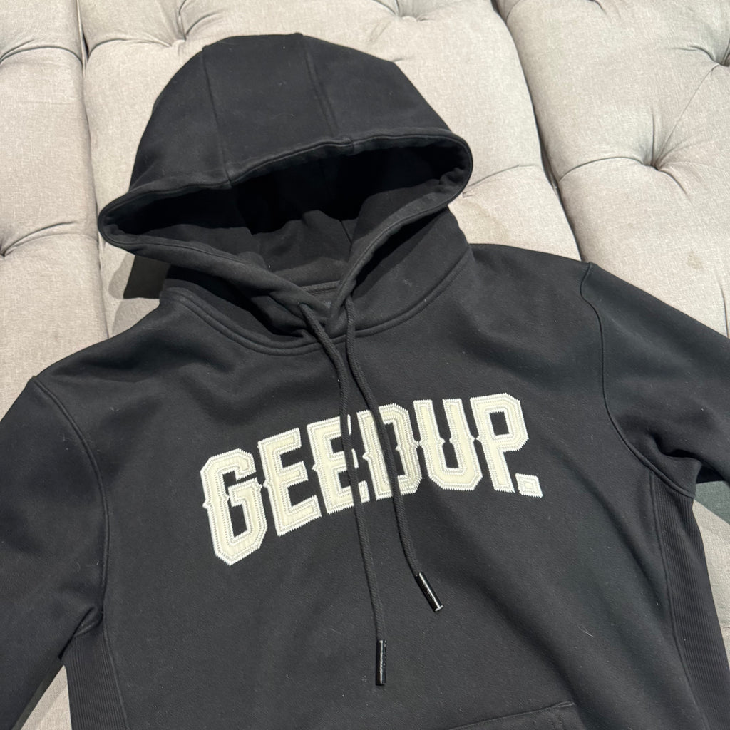 Geedup Cities Hoodie 'Black White' (Second hand)