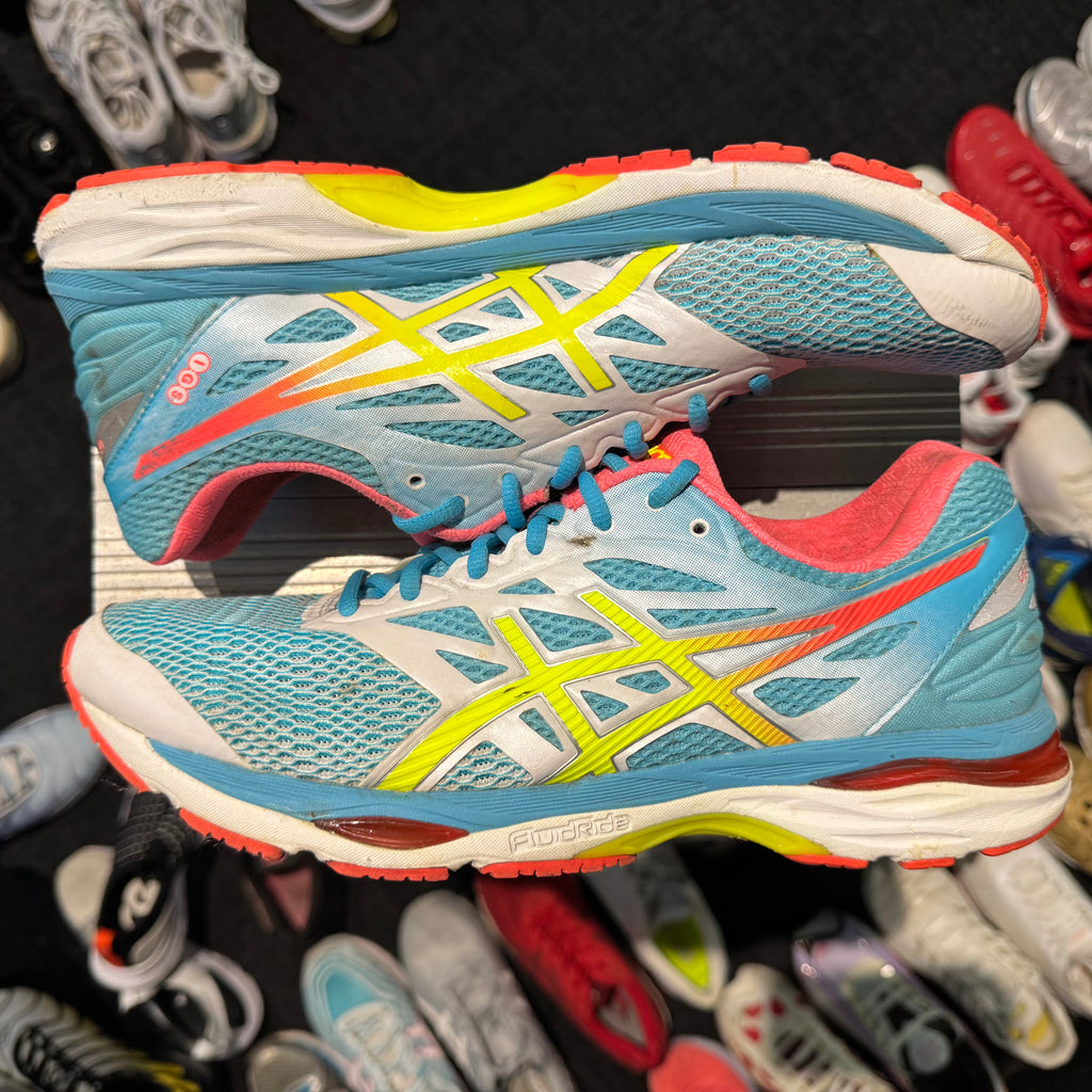 Asics Gel Quantum Cumulus 18 'Sky Blue Neon Peach' (Second hand)