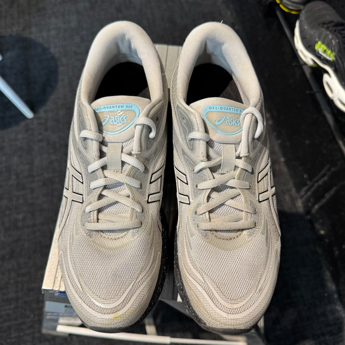 Asics Gel Quantum 360 8 Two Pack 'Black Grey Ice Blue' (Second hand)