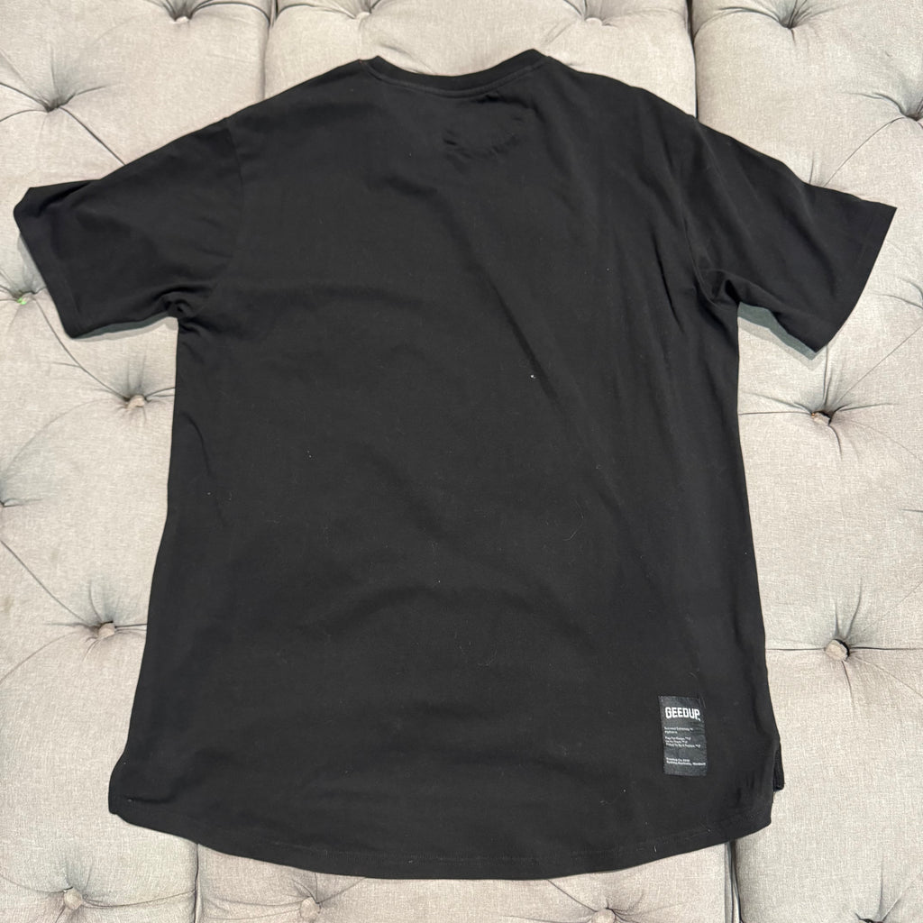Geedup Satin Team Logo T-Shirt 'Blackout' (Second hand)