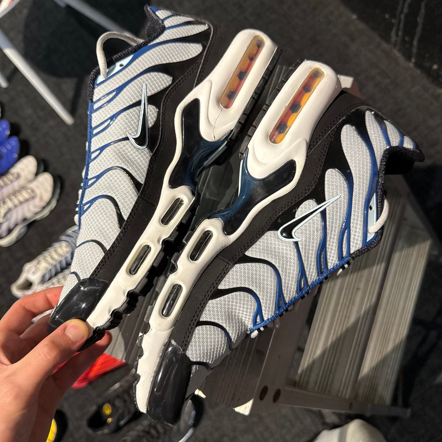 Nike Air Max Plus TN 'Pure Platinum Court Blue' (Brand New)