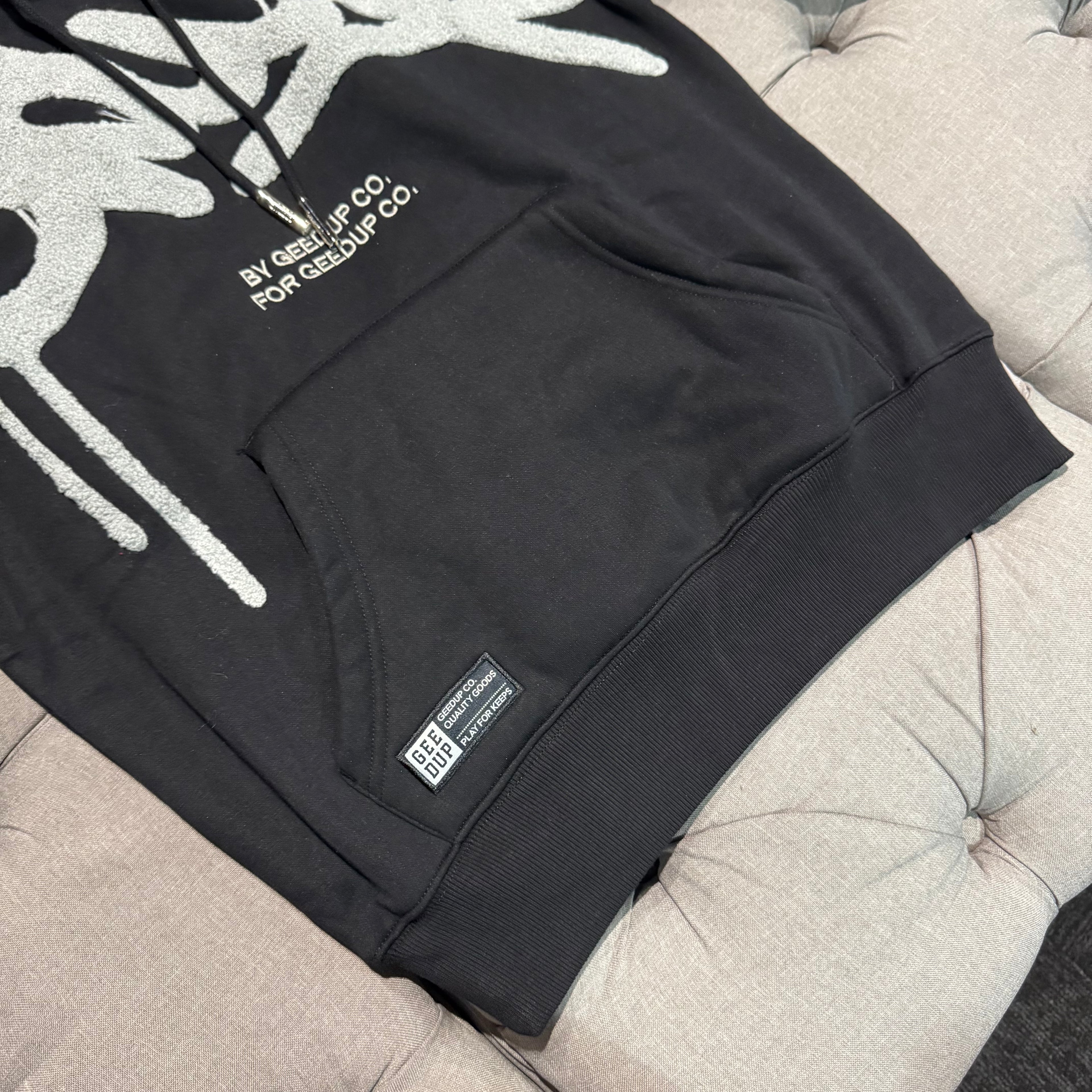 Geedup Handstyle G Hoodie 'Black Grey' (Brand New)