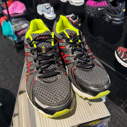 Asics Gel Kayano 19 'Black Grey Red Neon' (Second hand)