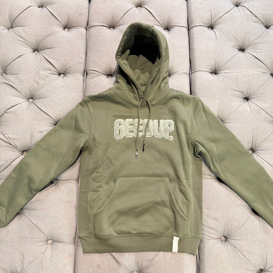 Geedup Play For Keeps Hoodie 'Olive Green' (Brand New)