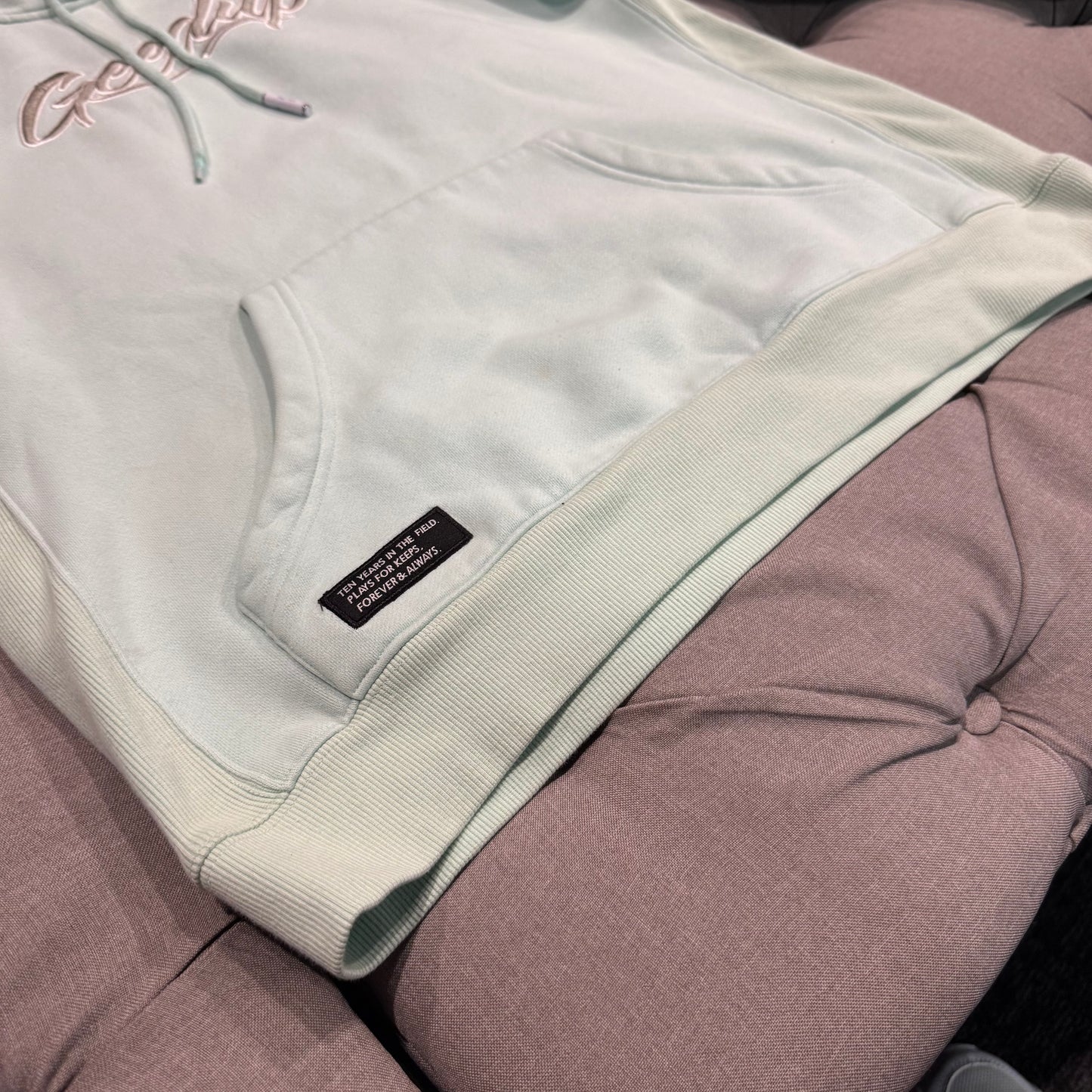 Geedup Jersey Logo Hoodie 'Tiffany' (Second hand)