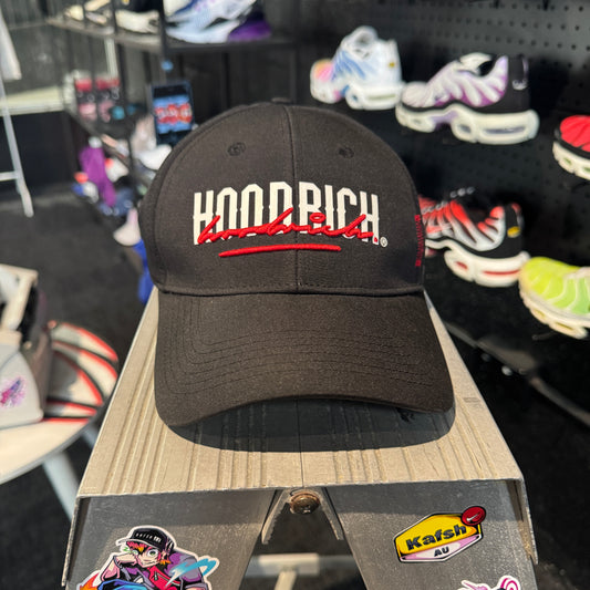 Hoodrich Script Cap 'Black Red White' (Second hand)