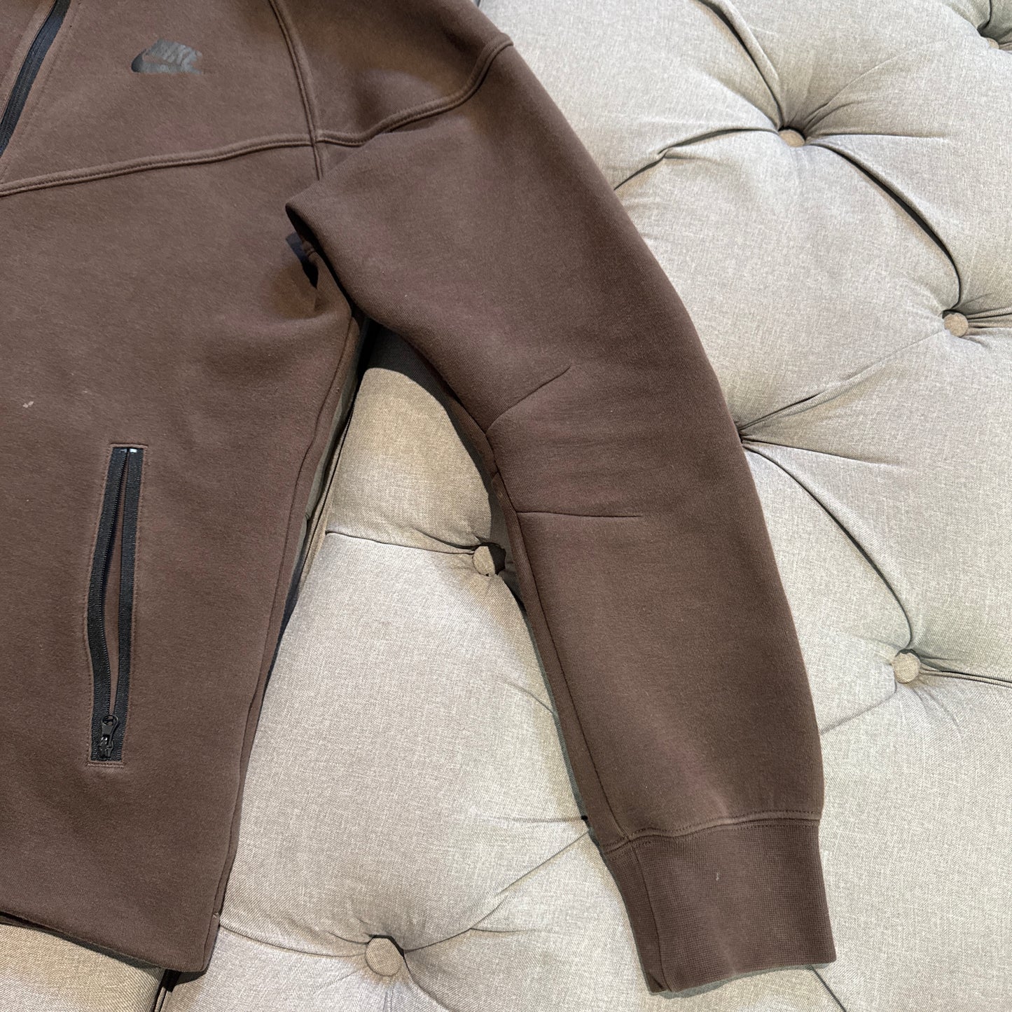 Nike Tech Fleece Jacket 'Brown' (Second hand)