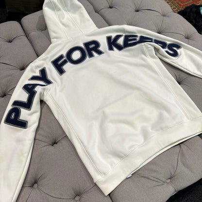 Geedup Play For Keeps Hoodie 'Cream Navy' (Second hand)