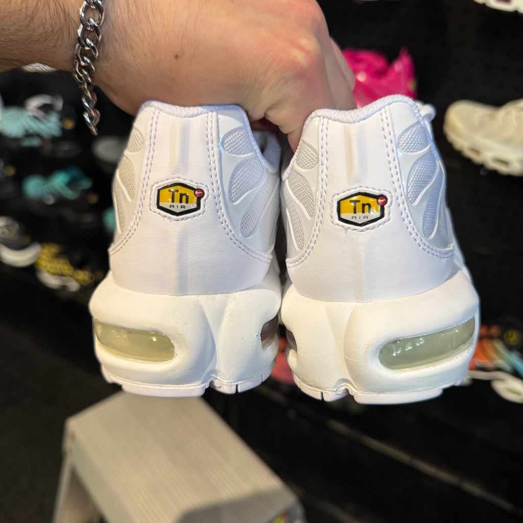 Nike Air Max Plus TN 'Triple White' (Brand New)
