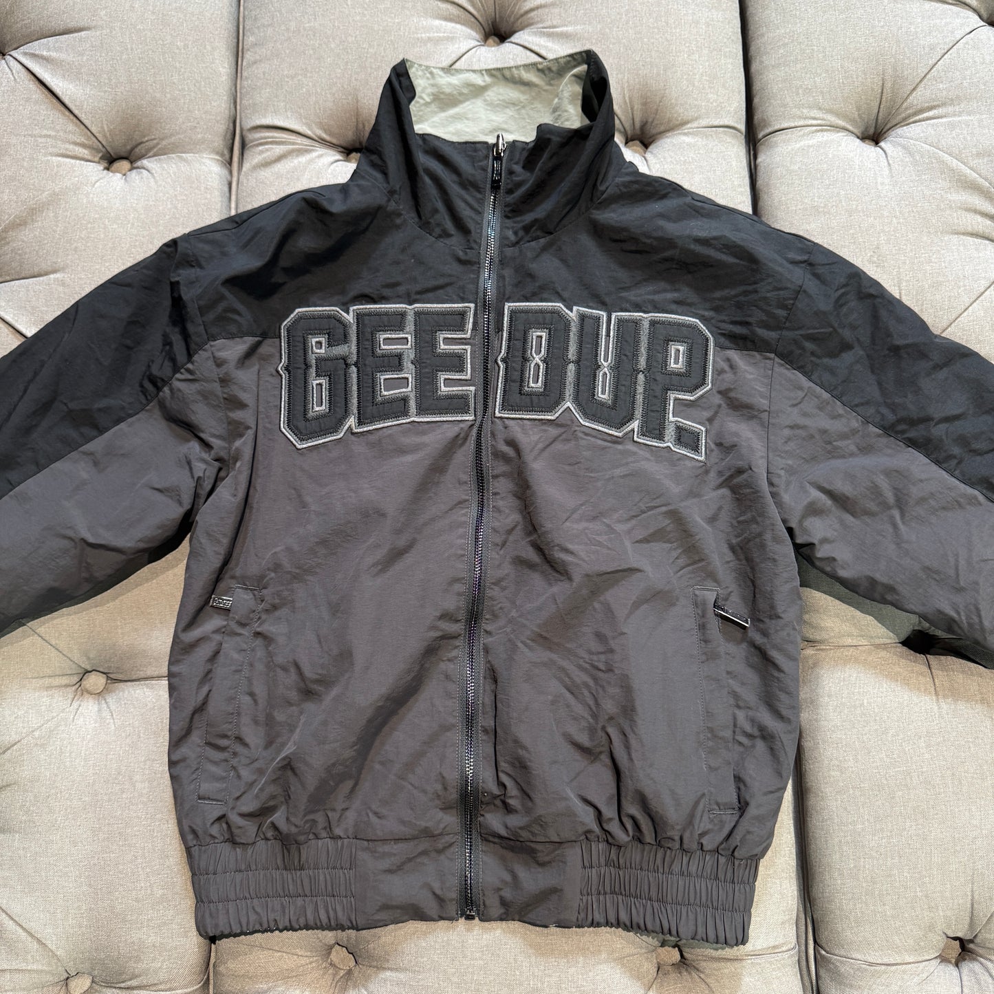Geedup PFK Reversible Jacket 'White/Grey' (Second hand)
