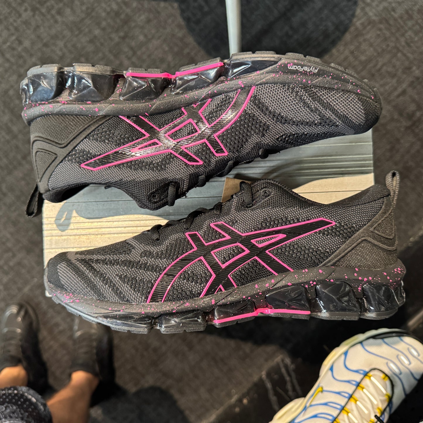 Asics Gel-Quantum 360 7 Knit Tokyo Neon 'Black Pink' (Brand New)