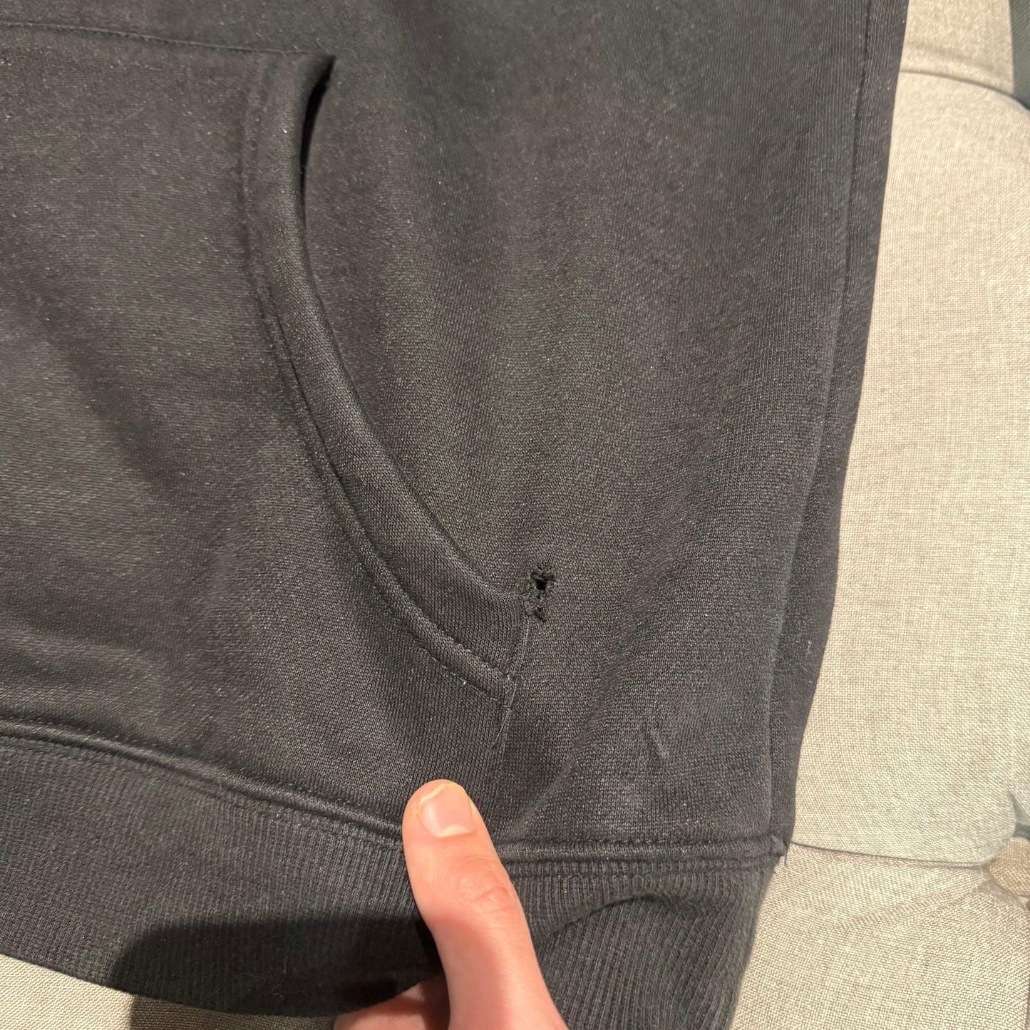 Geedup Team Logo Hoodie 'Black Baby Blue' (Second hand)