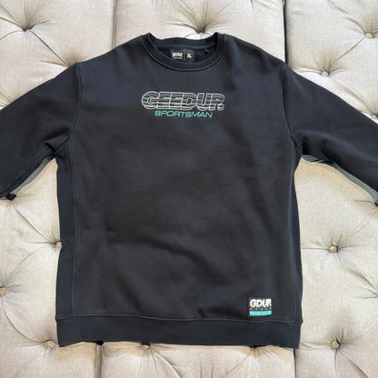 Geedup Sportsman Crewneck 'Black Teal' (Second hand)