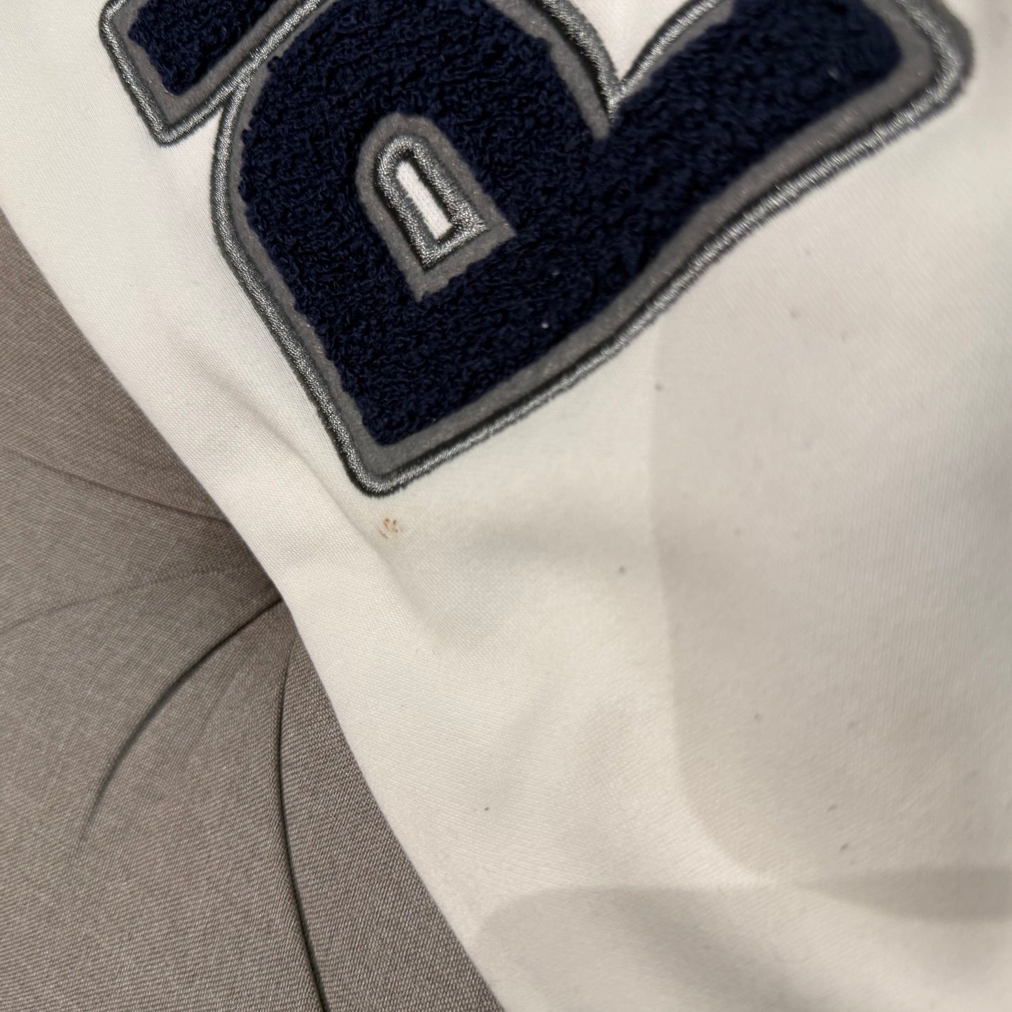 Geedup Play For Keeps Hoodie 'White Navy' (Second hand)