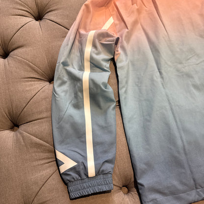 Geedup X ArrDee Sublimated Zipup Jacket 'Baby Blue Peach' (Brand New)