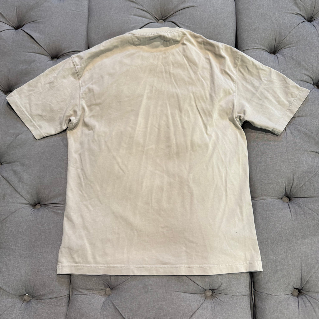 Geedup Knitted Shoulder Team Logo T-Shirt 'Forest Beige' (Second hand)