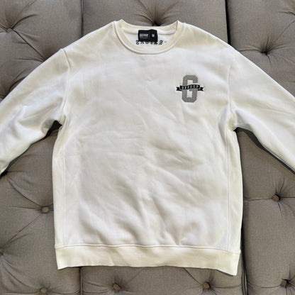 Geedup Us VS Them Crewneck 'White Black' (Second hand)