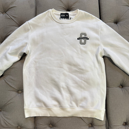 Geedup Us VS Them Crewneck 'White Black' (Second hand)