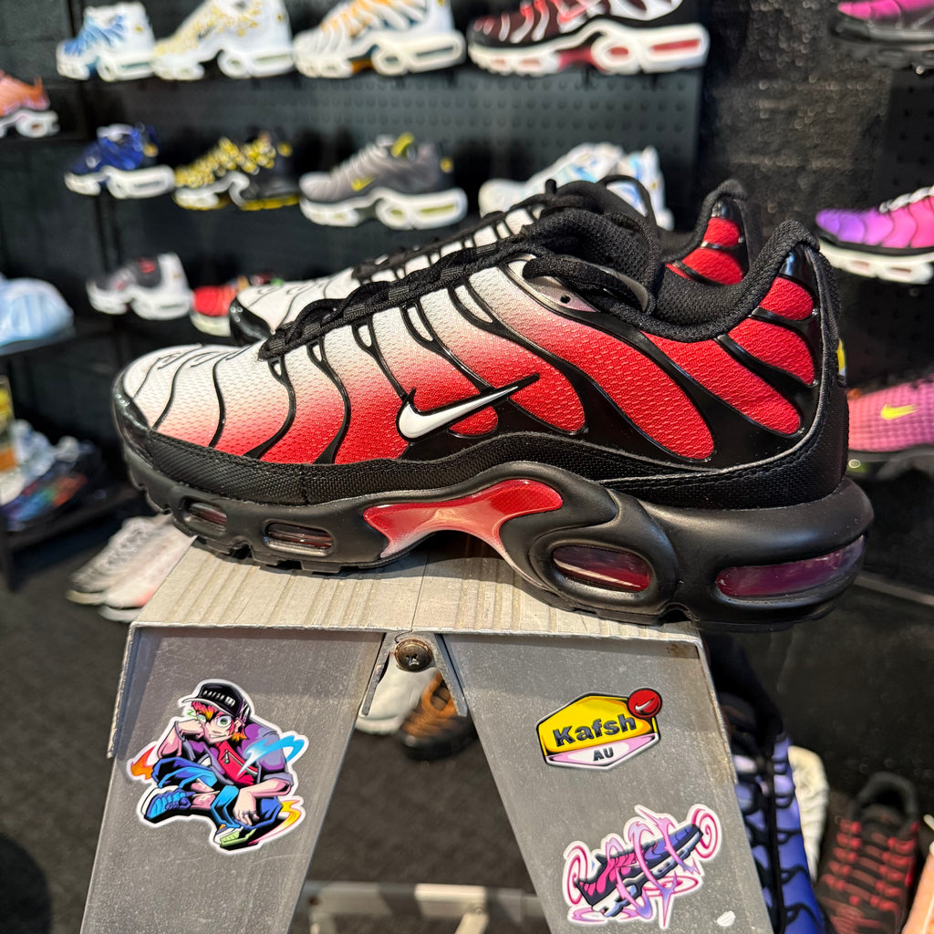 Nike Air Max Plus TN 'Pure Platinum University Red' (Brand New)