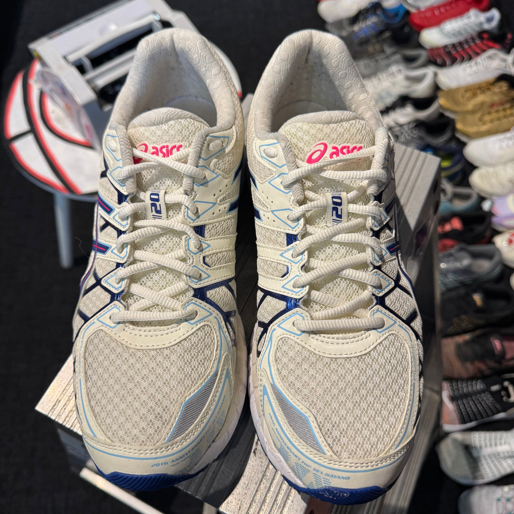 Asics Gel Kayano 20 'Cream Deep Marine Blue' (Second hand)