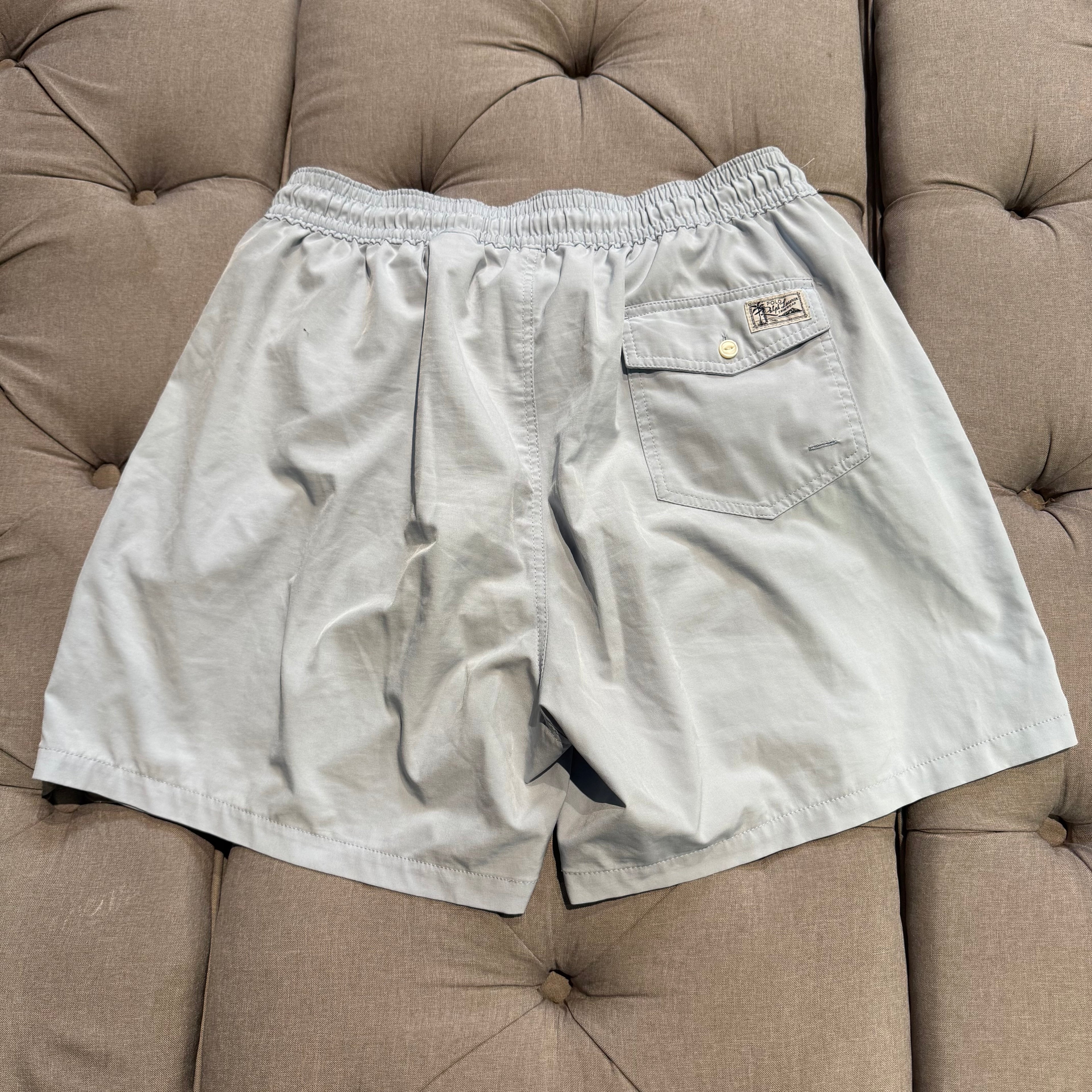 Polo Swim Shorts 'Baby Blue White' (Second hand)