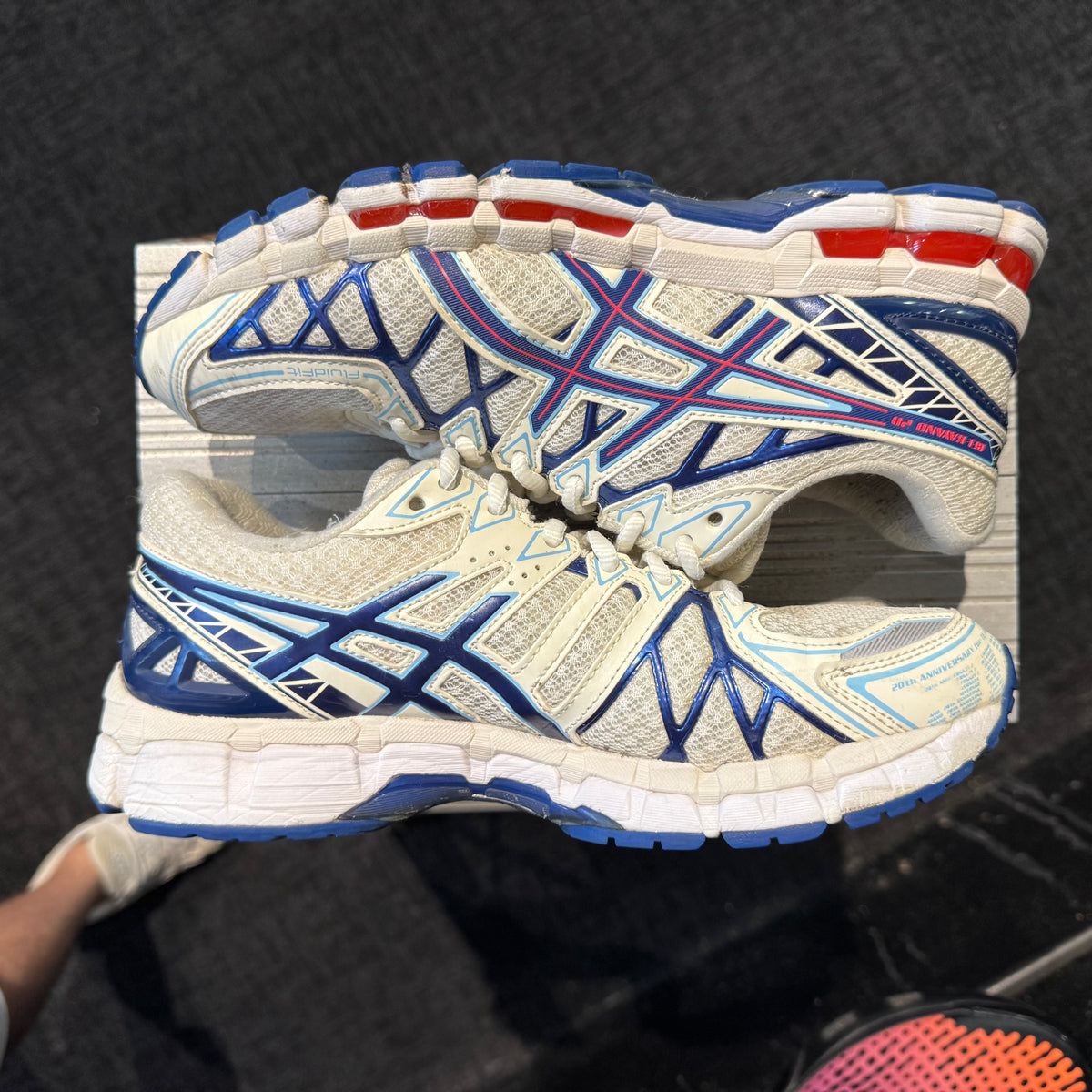 Asics Gel Kayano 20 'Cream Deep Marine' (Second hand)