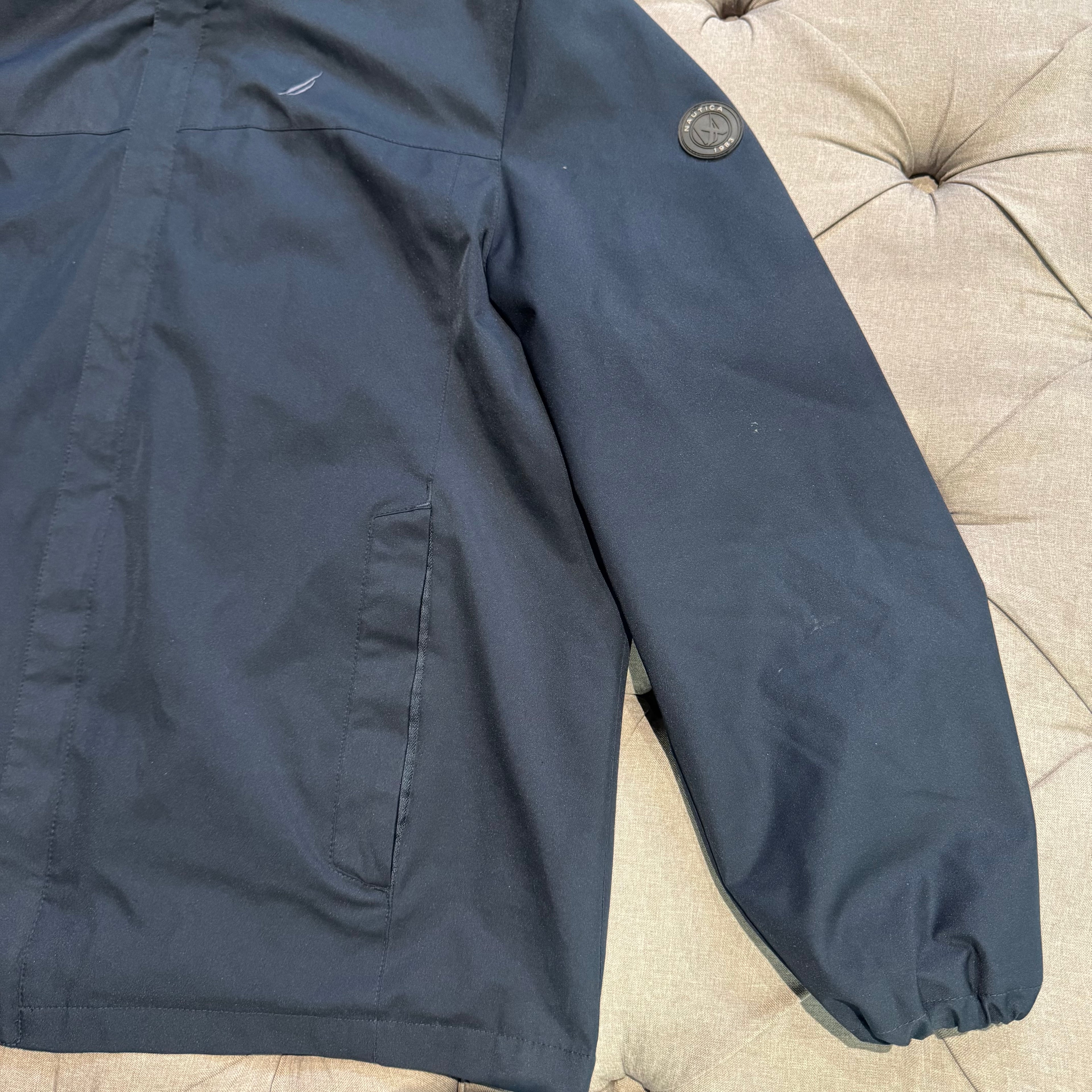 Nautica Tuck In Hood Jacket 'Navy' (Second hand)