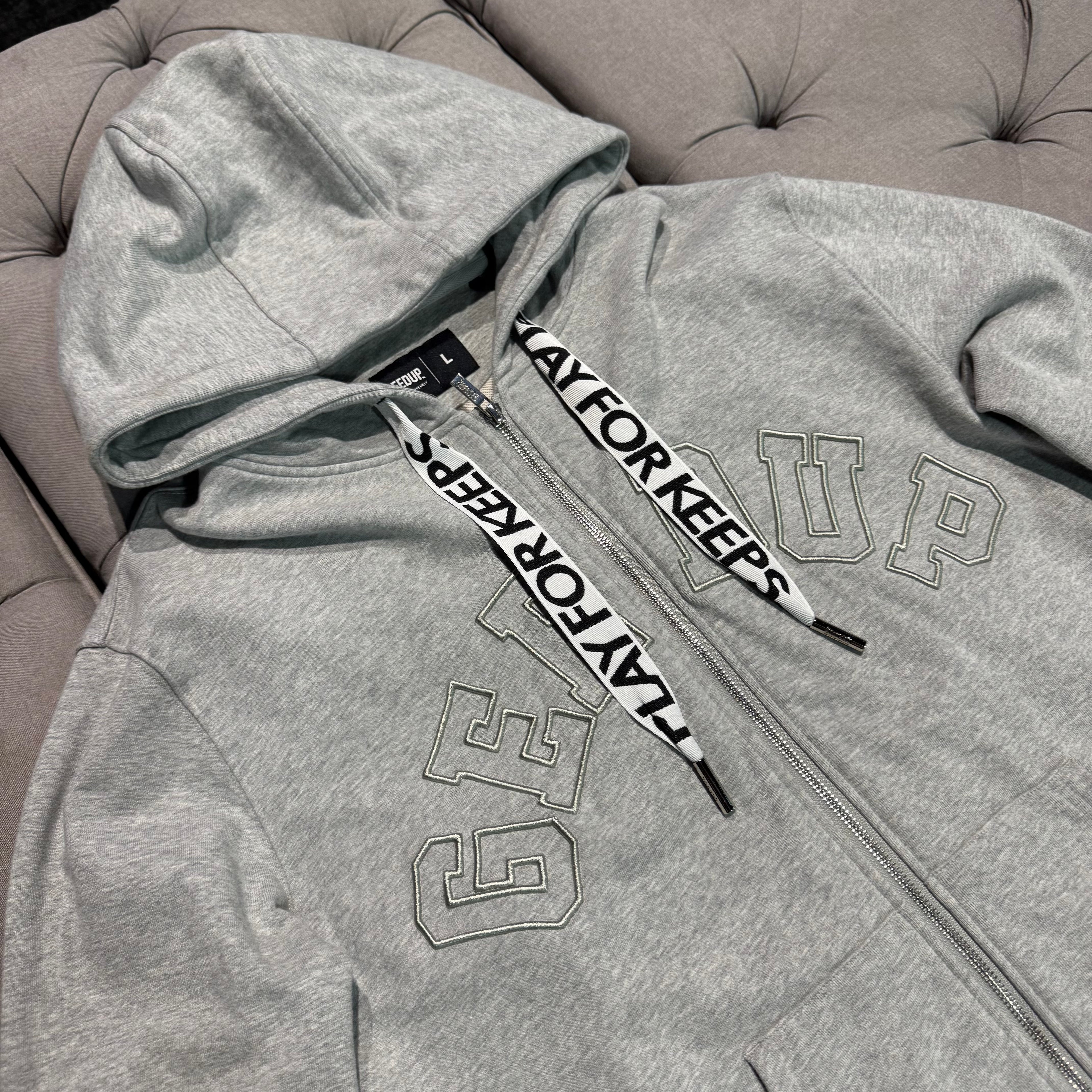 Geedup PFK Laced Zip Jacket 'Grey' (Second hand)