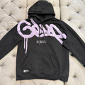 Geedup Handstyle Hoodie 'Black Purple' (Second hand)