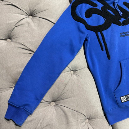 Geedup Handstyle Hoodie 'Blue Black' (Second hand)