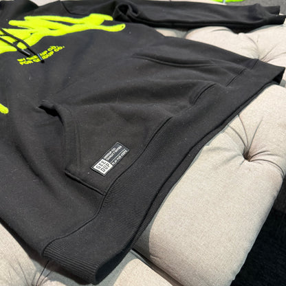 Geedup Handstyle Hoodie 'Black Volt' (Second hand)