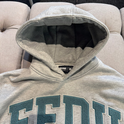 Geedup Team Logo Hoodie 'Grey Teal' (Second hand)