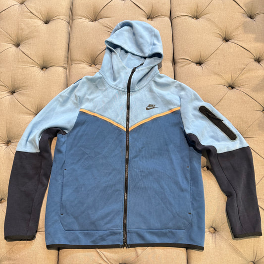 Nike Tech Fleece Jacket 'Blue Navy Peach' (Second hand)