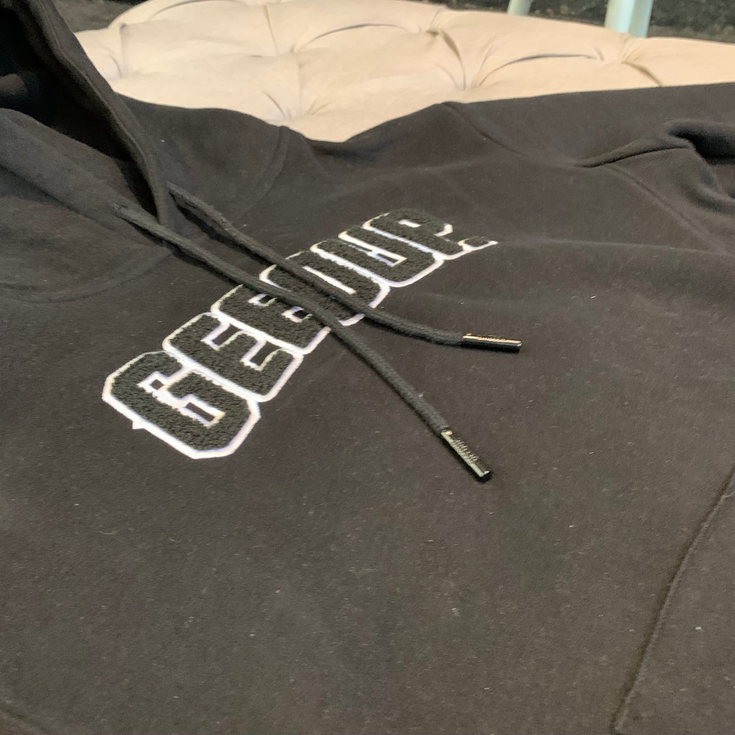 Geedup Play For Keeps Hoodie 'Black/White' (Second hand)