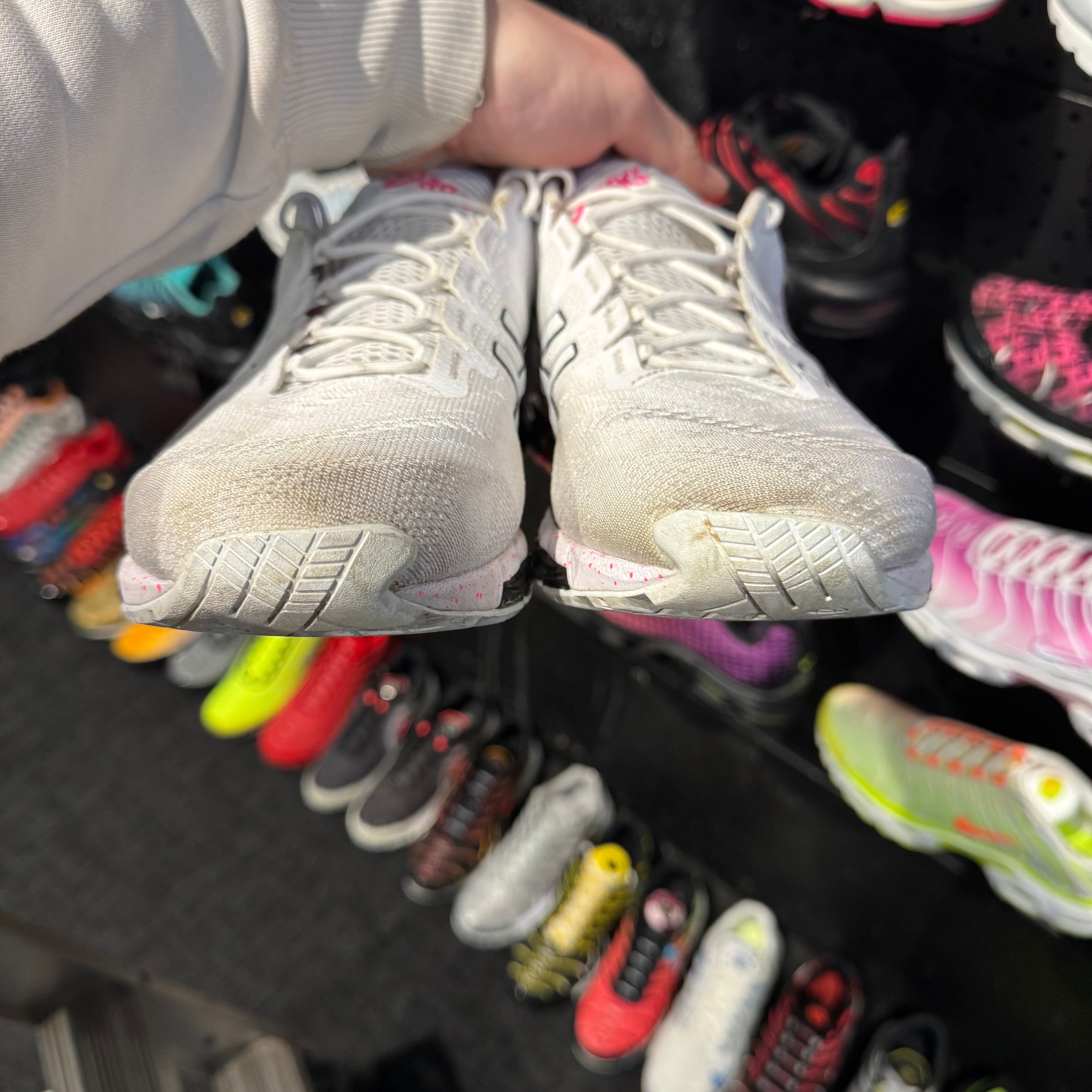 Asics Gel Quantum 360 5 Jacquard Tokyo Neon 'White Pink' (Second hand)