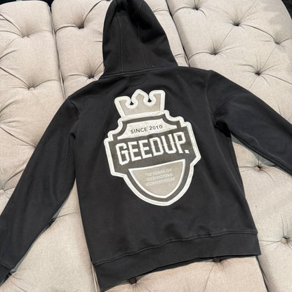 Geedup Since 2010 Emblem Logo Hoodie 'Black' (Second hand)