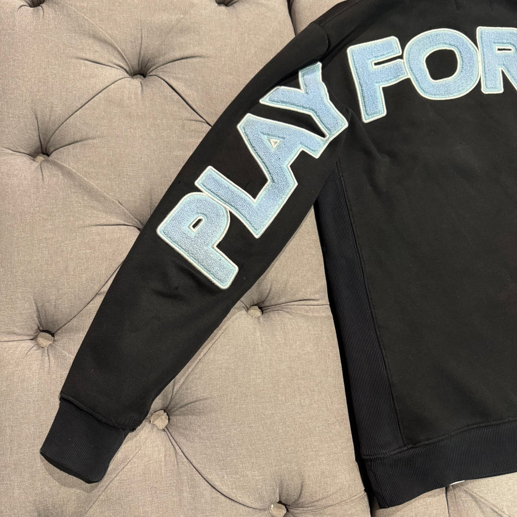 Geedup Play For Keeps Hoodie 'Black Baby Blue' (Second hand)
