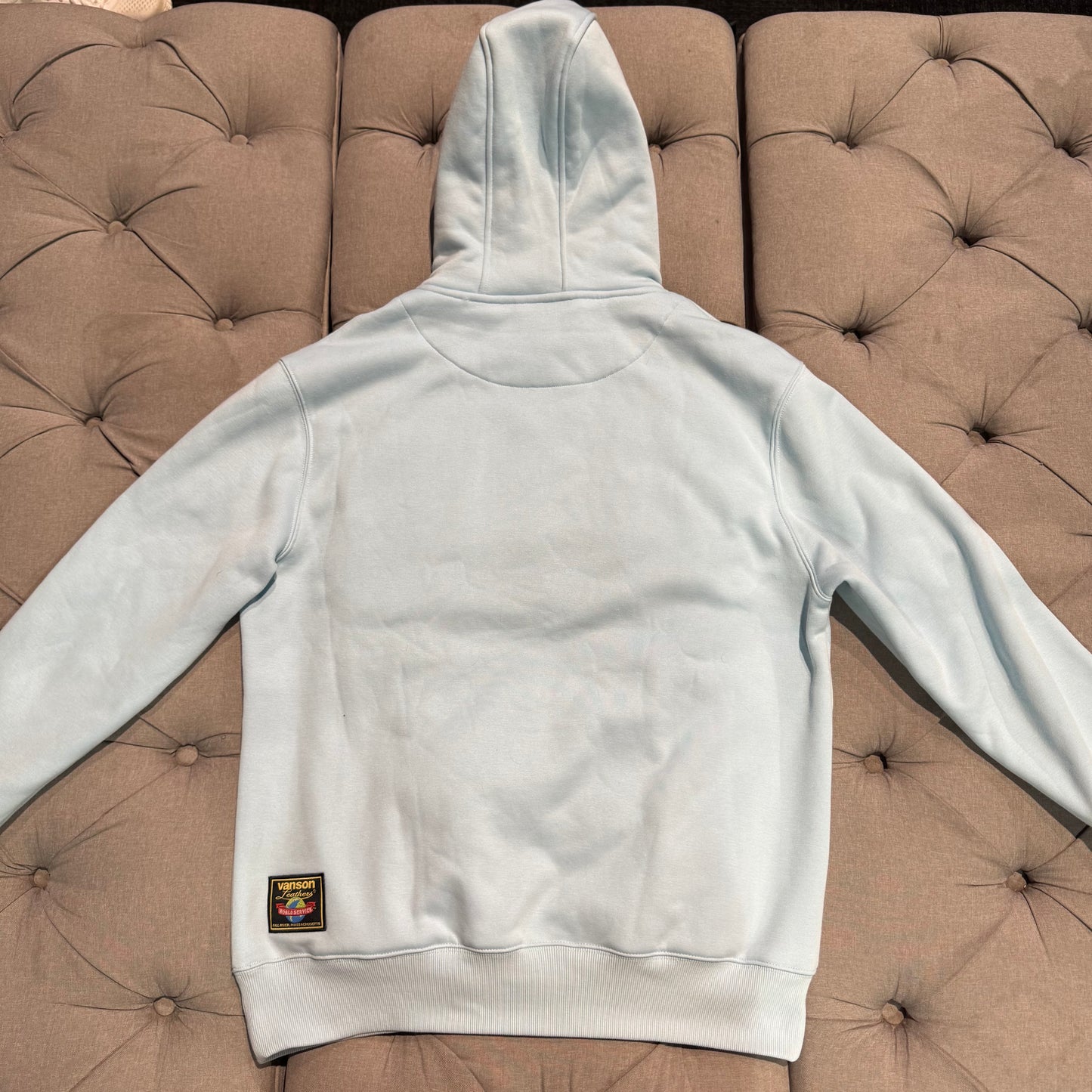 Geedup X Vanson Team Logo Hoodie 'Light Blue' (Second hand)