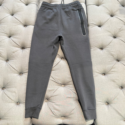 Nike Tech Fleece Track Pants 'Dark Grey/Neon Green' (Second hand)