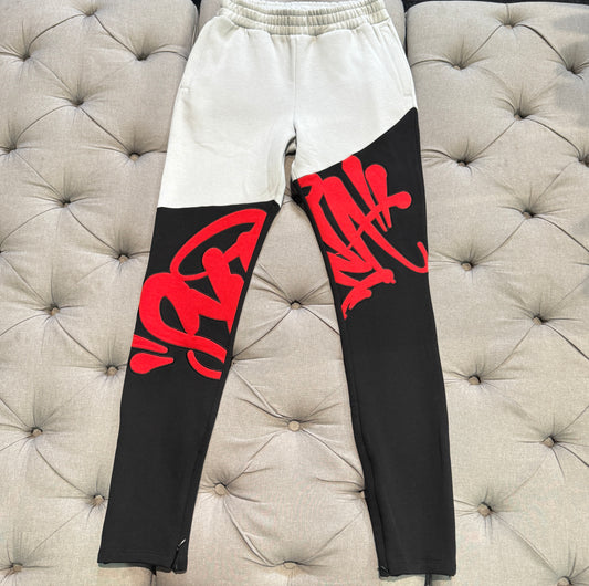 Syna World Forgive Me Cross Leg Logo 'Red Black Grey'