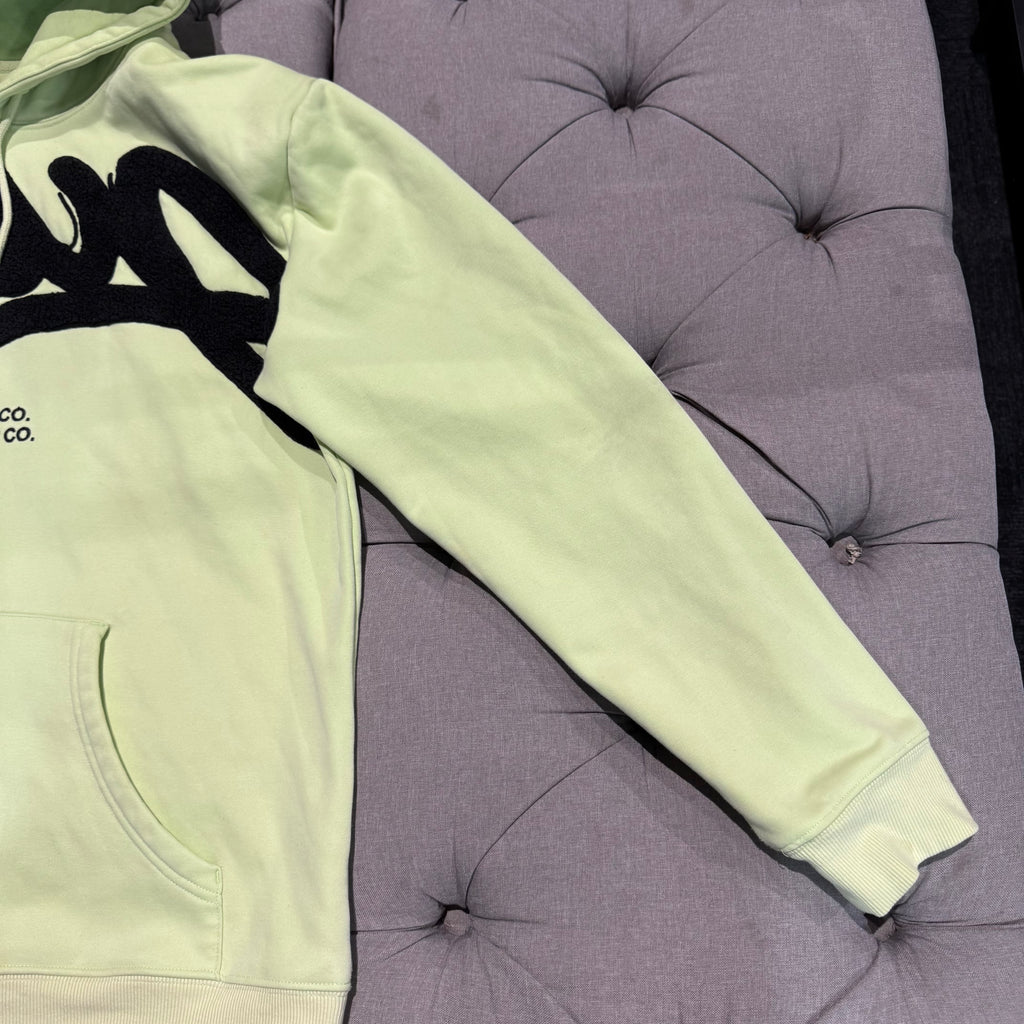 Geedup Handstyle Hoodie 'Pastel Green Black' (Second hand)