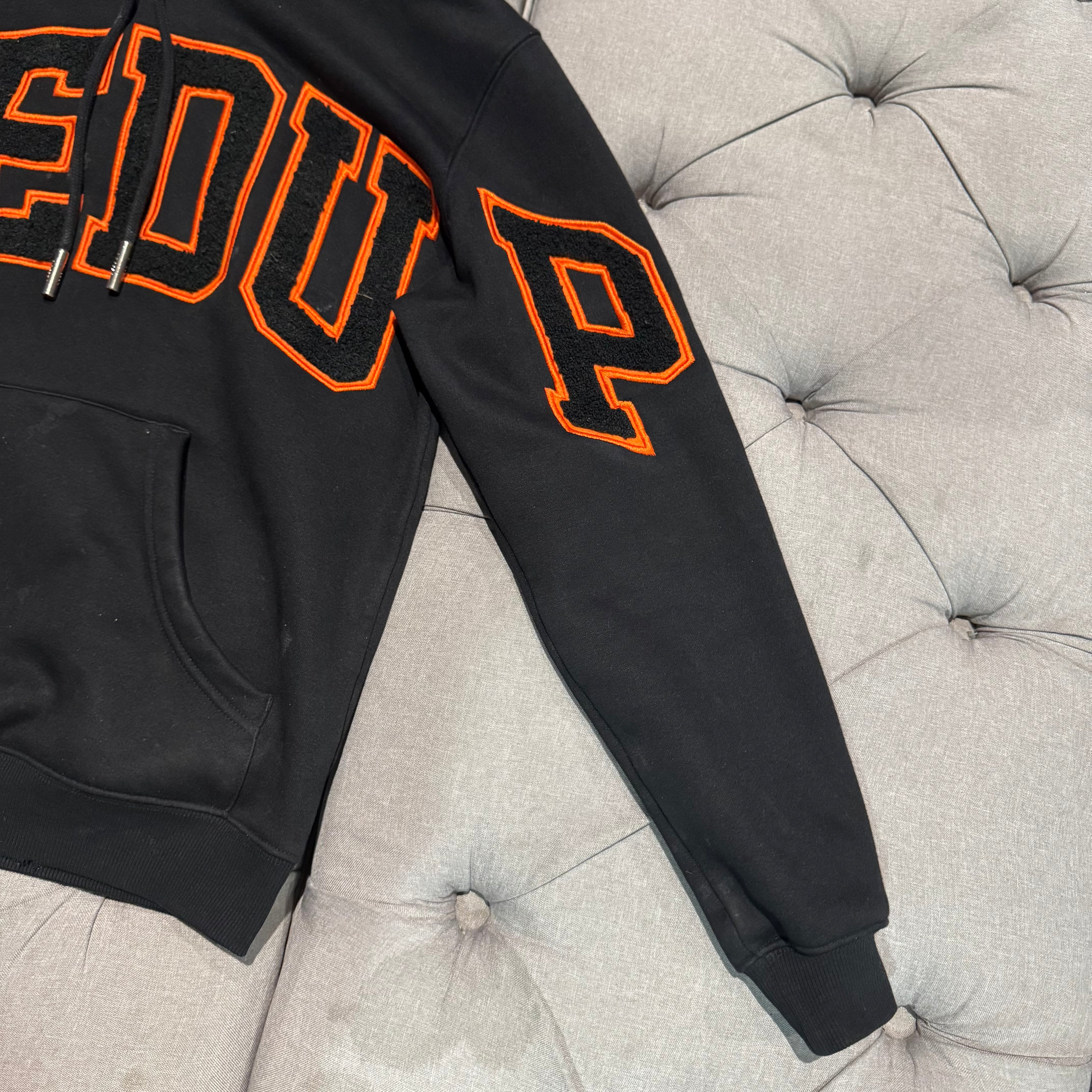Geedup Team Logo Hoodie 'Black Orange'  (Second hand)